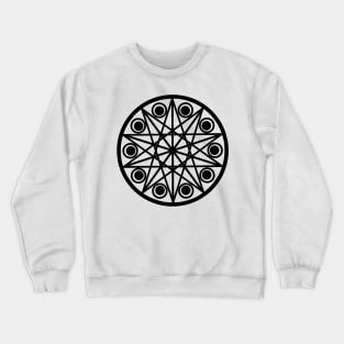 Stars Line Art Crewneck Sweatshirt